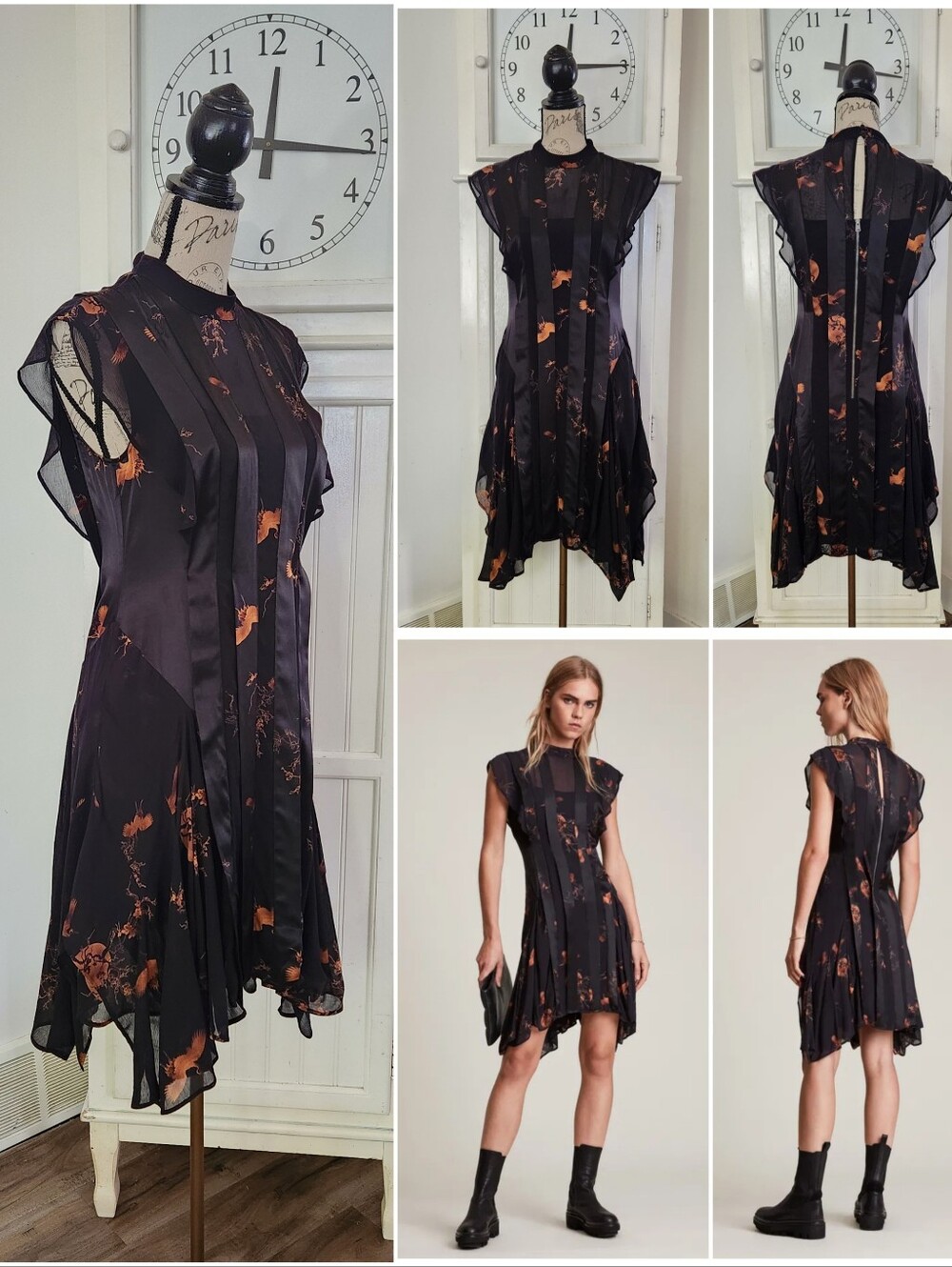 ALLSAINTS Fleur Aurora Dress
